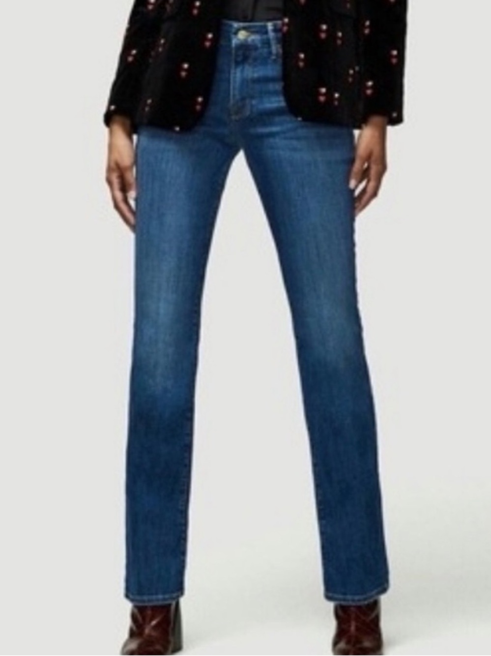 Frame Denim Medium Blue Le Mini Boot Jeans size 25